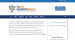 Desktop Screenshot of cpaconsultantsalliance.com